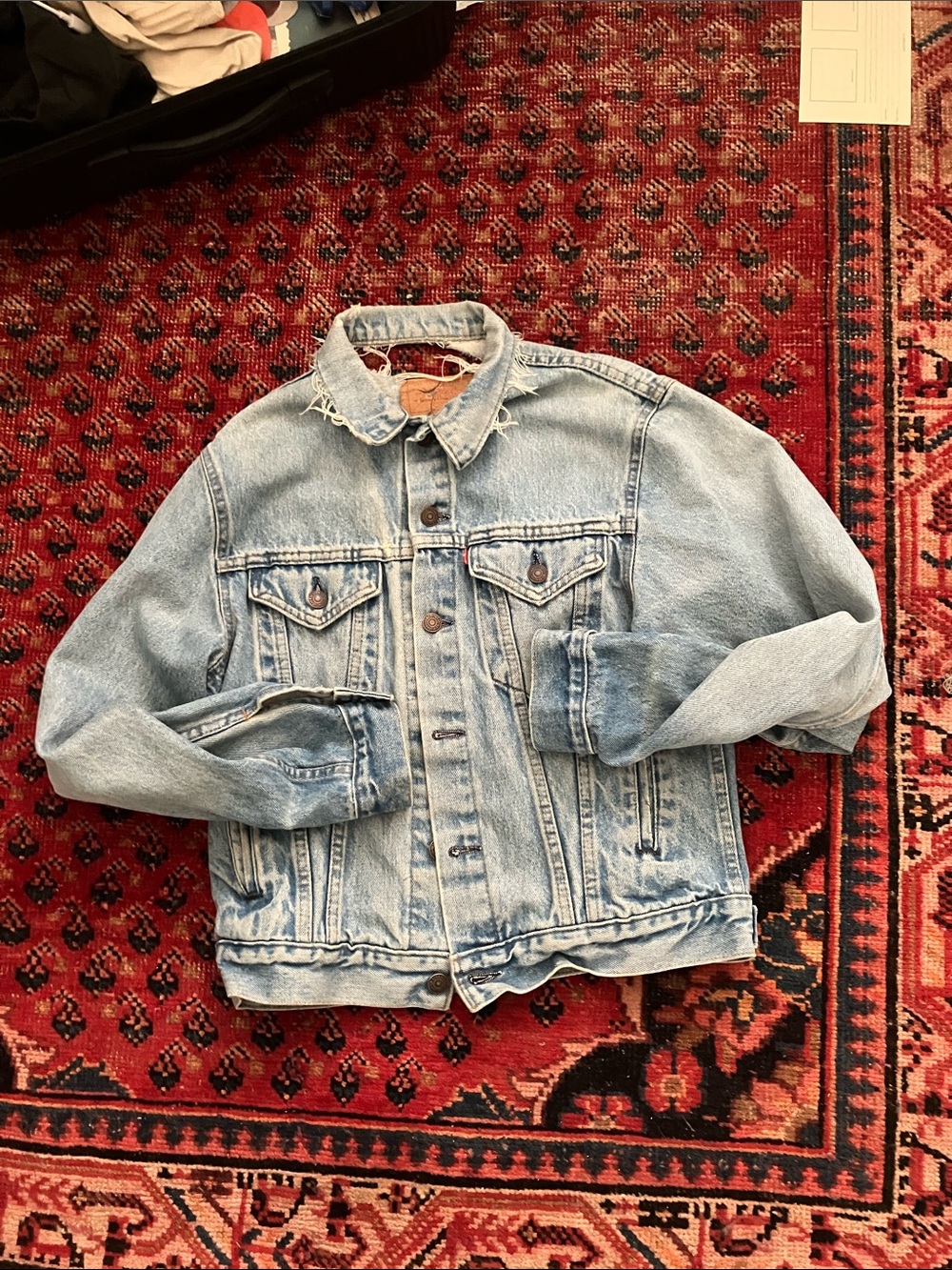 1960s made in the USA distressed Levi’s jacket